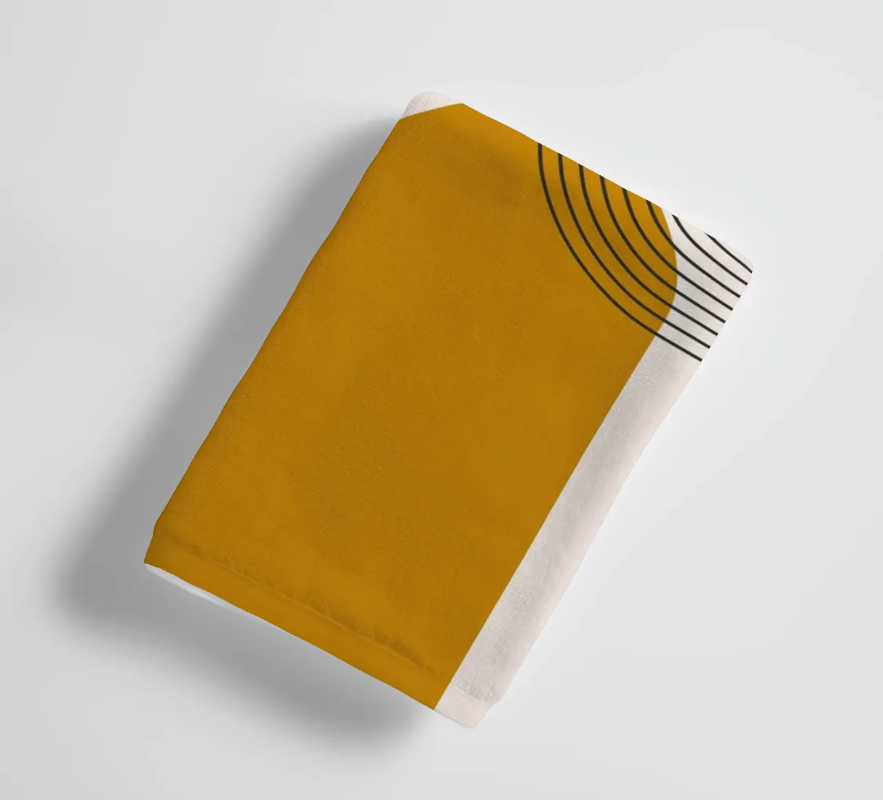 Abstract boho lines design towel by Whole©