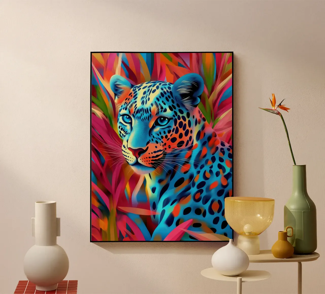 Leopardo psicodélico metacrilato de Autofocus