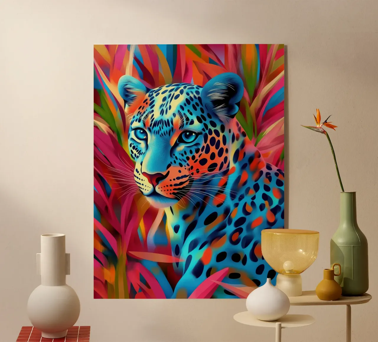 Leopardo psicodélico metacrilato de Autofocus