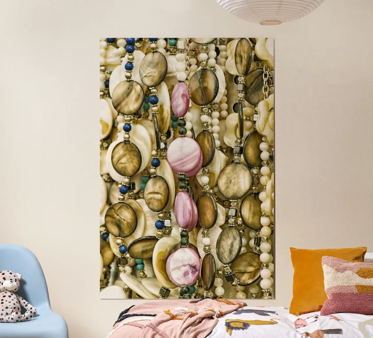 Necklaces – Timeless Elegance with Natural Radiance poster da Curious Collections by Marielle Leenders