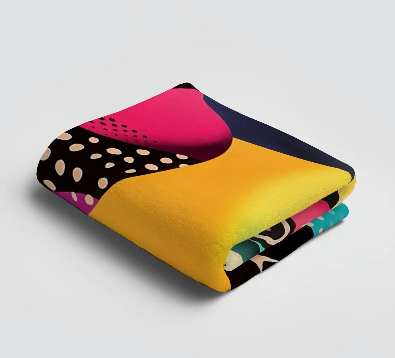 Decorative parrot | Optical Art Raster Print towel by Autofocus