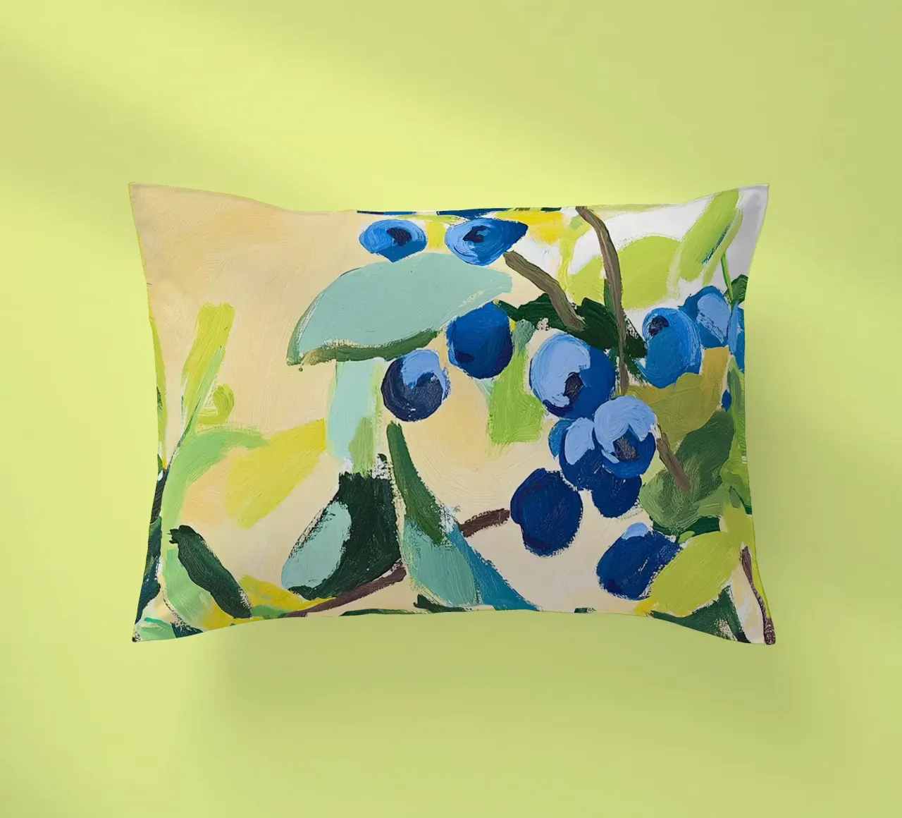 Mirtilli Frutta Fauvismo cuscino da Euphoria Theresa
