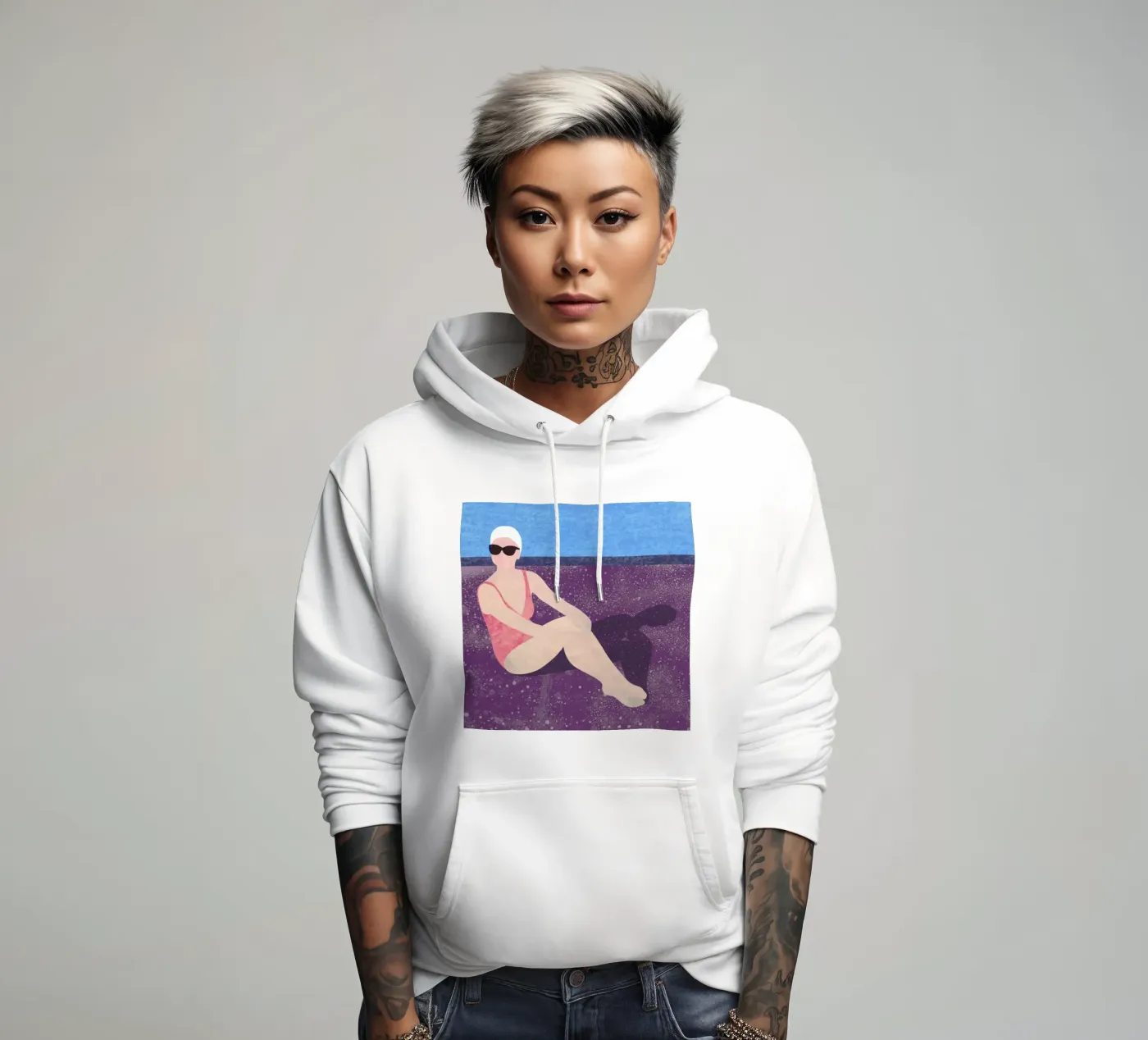 Poolside hoodie van Laura O'Connor