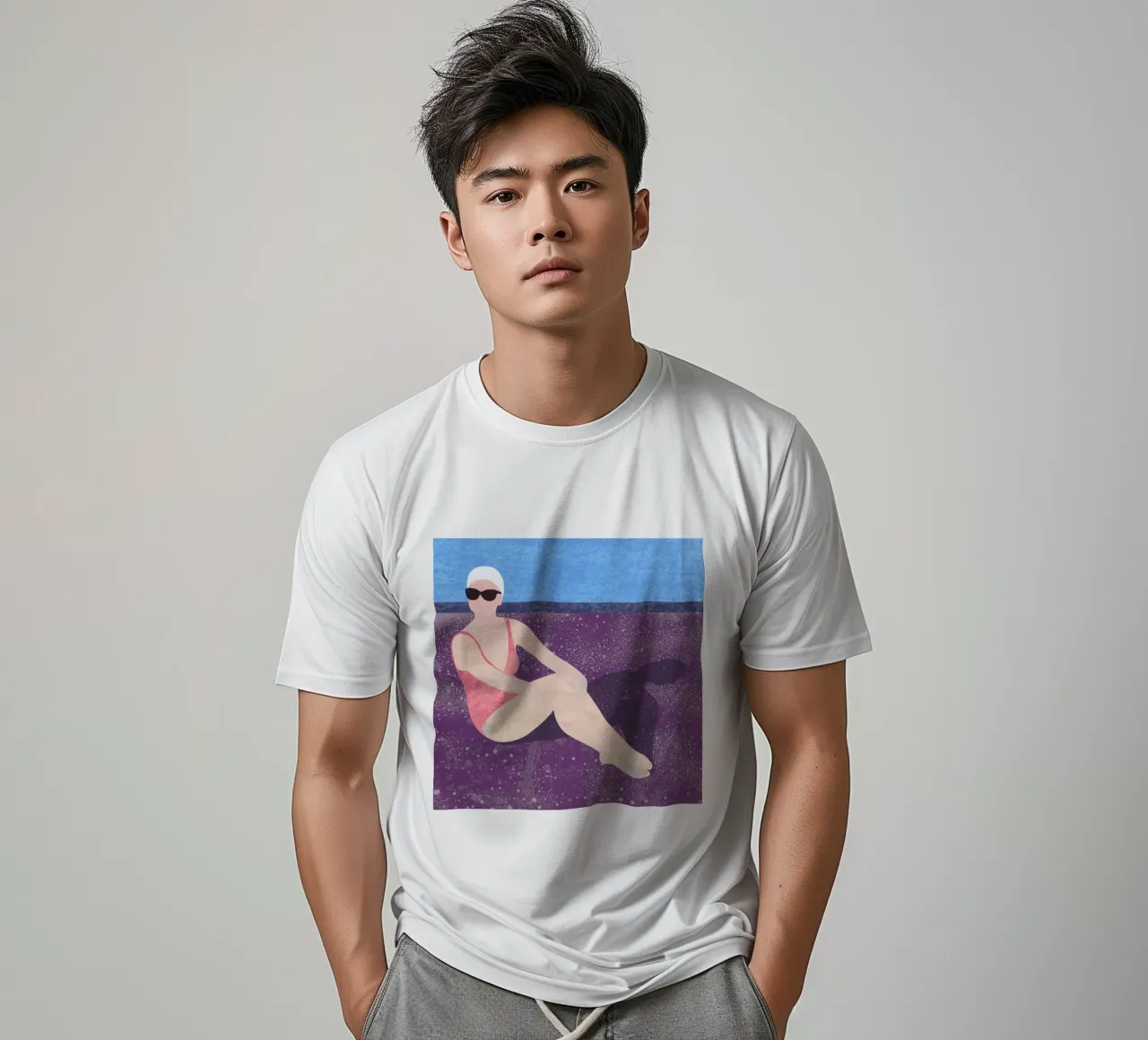 Poolside t-shirt da Laura O'Connor