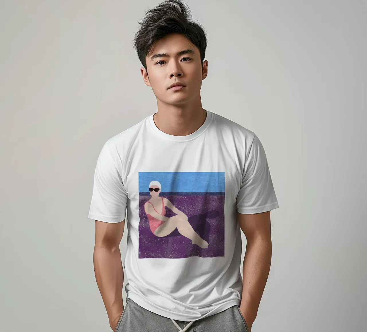 Poolside t-shirt da Laura O'Connor