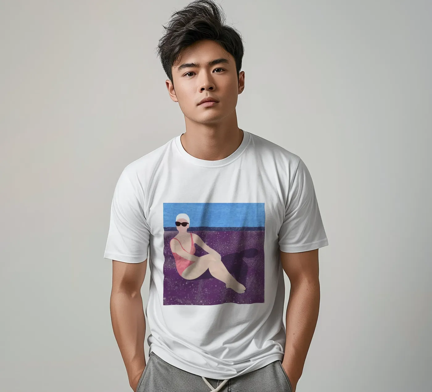 Poolside t-shirt da Laura O'Connor