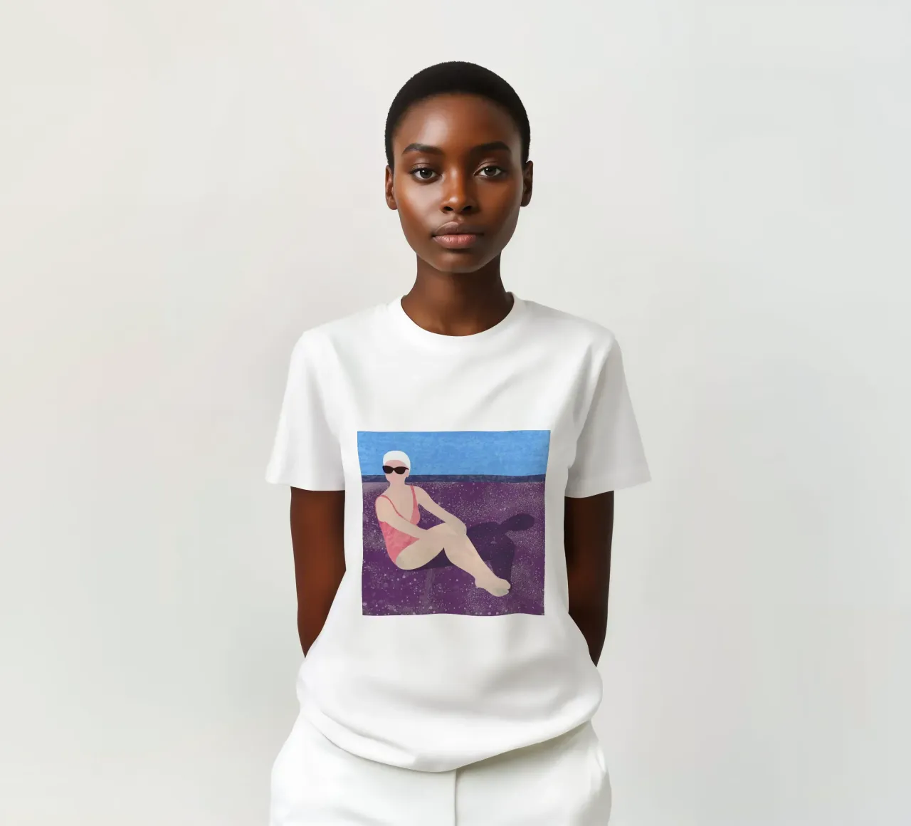 Poolside t-shirt da Laura O'Connor
