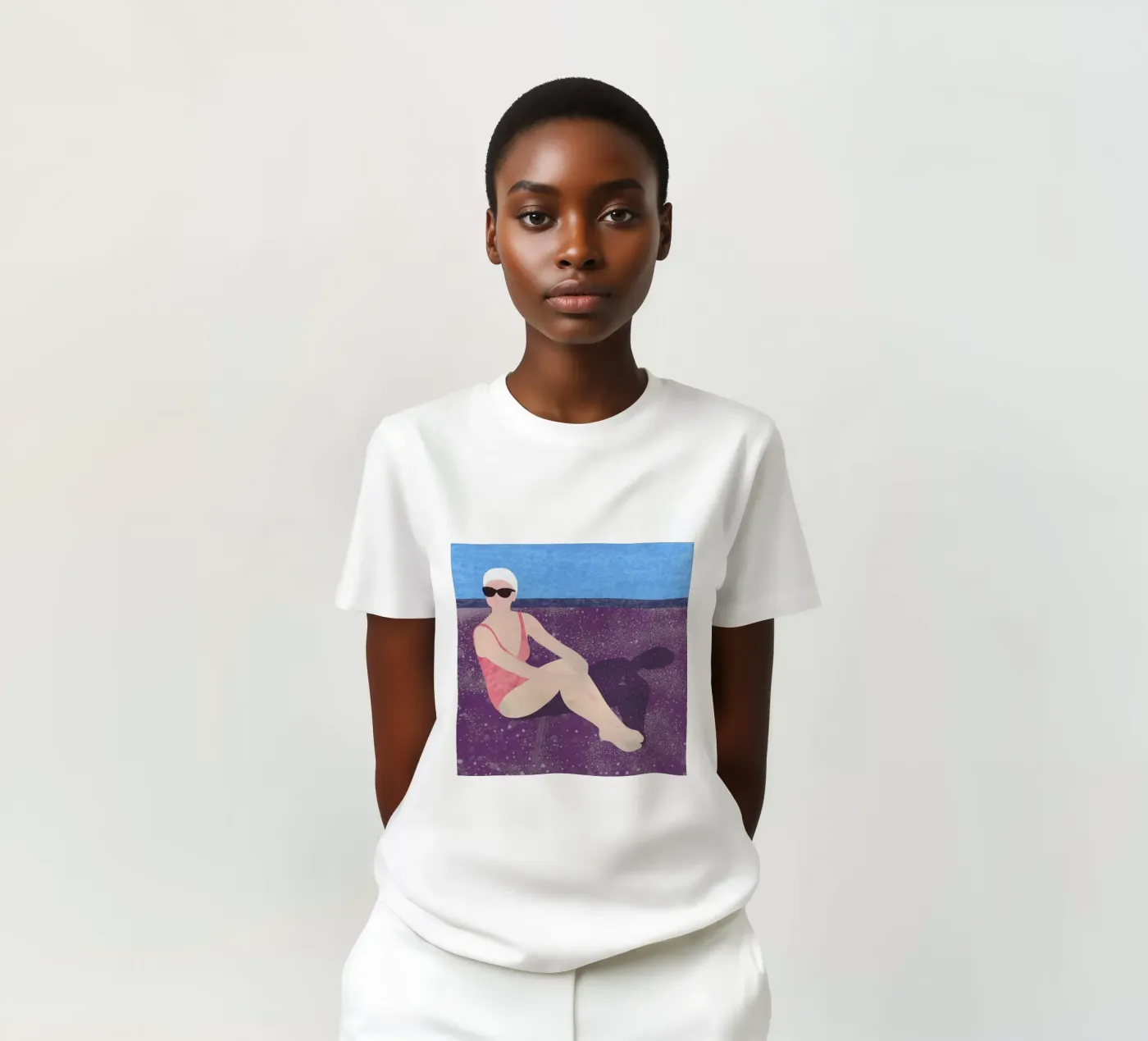 Poolside t-shirt da Laura O'Connor