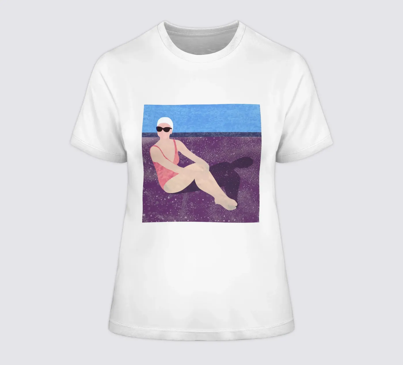 Poolside t-shirt da donna da Laura O'Connor
