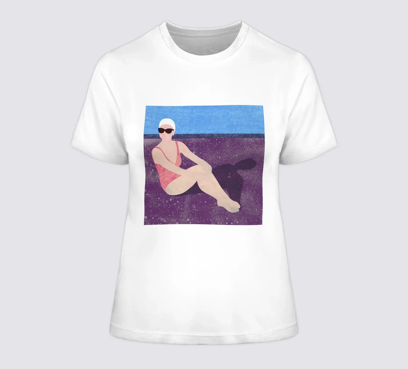 Poolside t-shirt da donna da Laura O'Connor