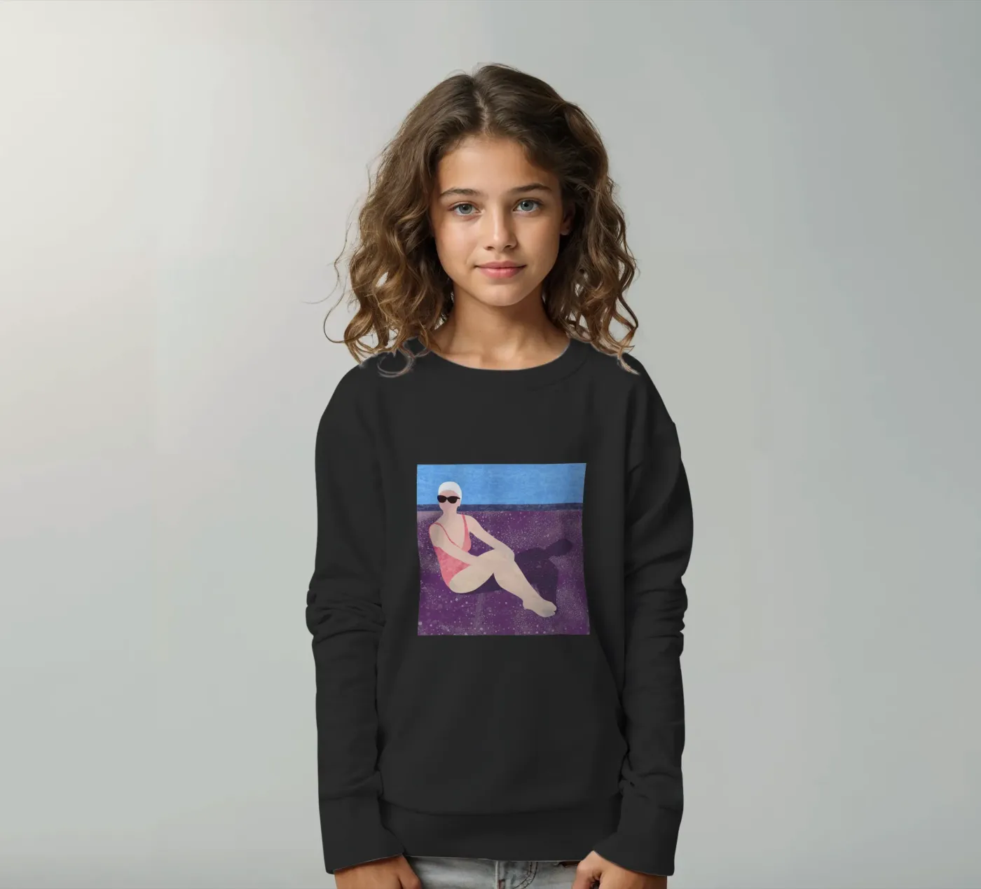 Poolside kinder sweatshirt van Laura O'Connor