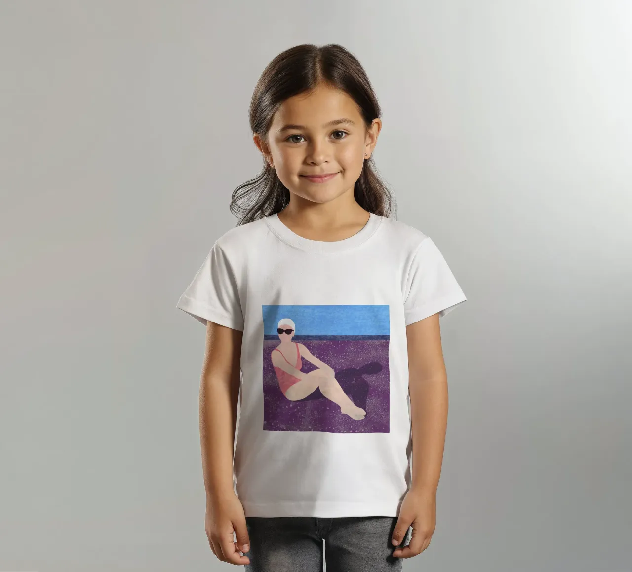 Poolside t-shirt bambini da Laura O'Connor