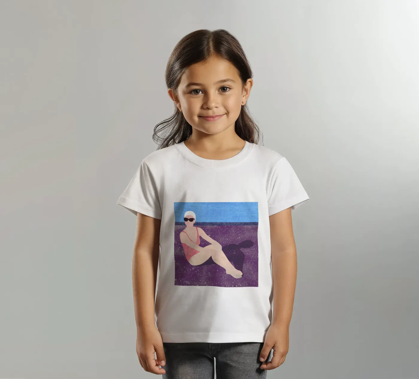 Poolside Kinder T-Shirt von Laura O'Connor