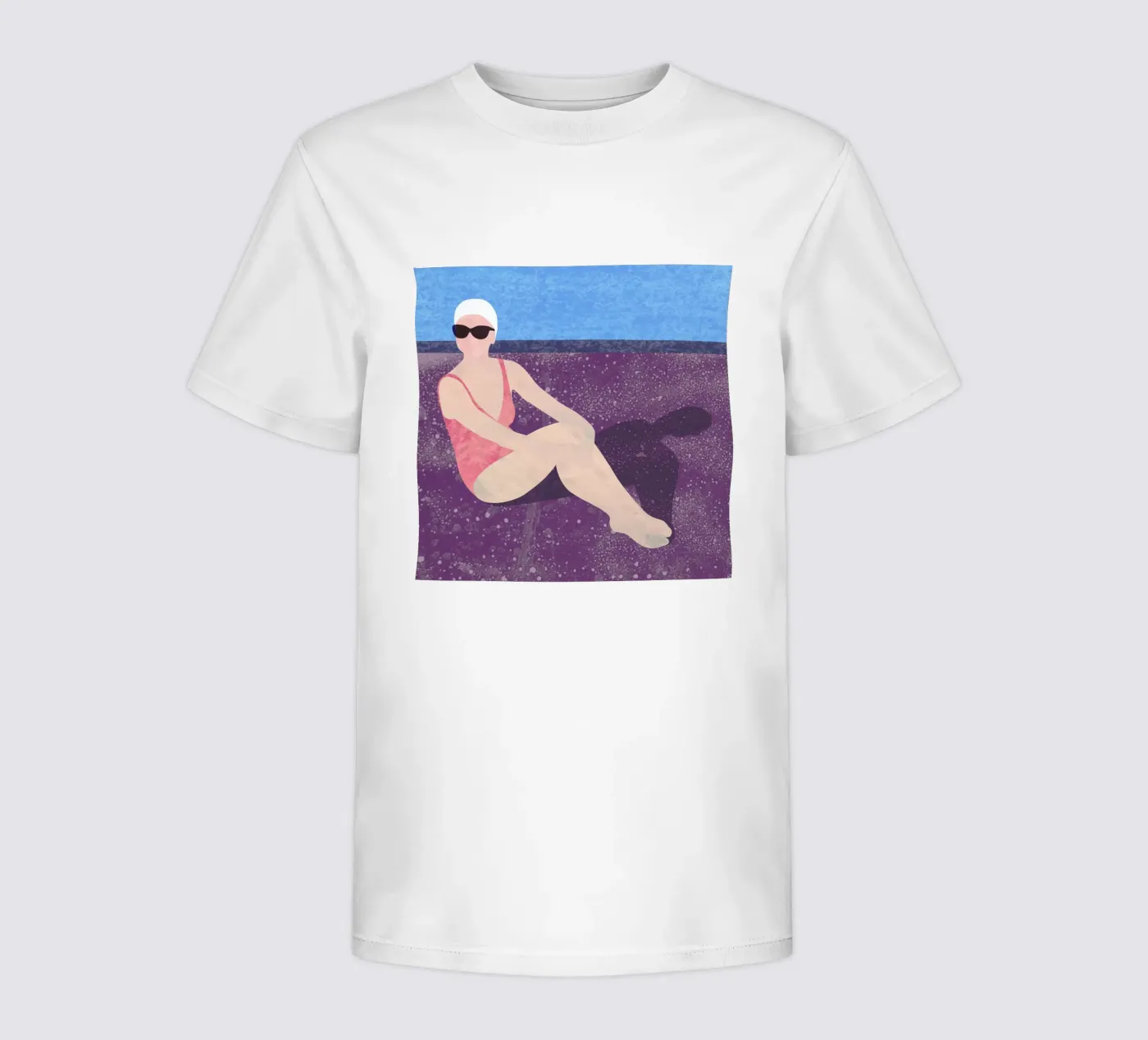 Poolside kinder t-shirt van Laura O'Connor