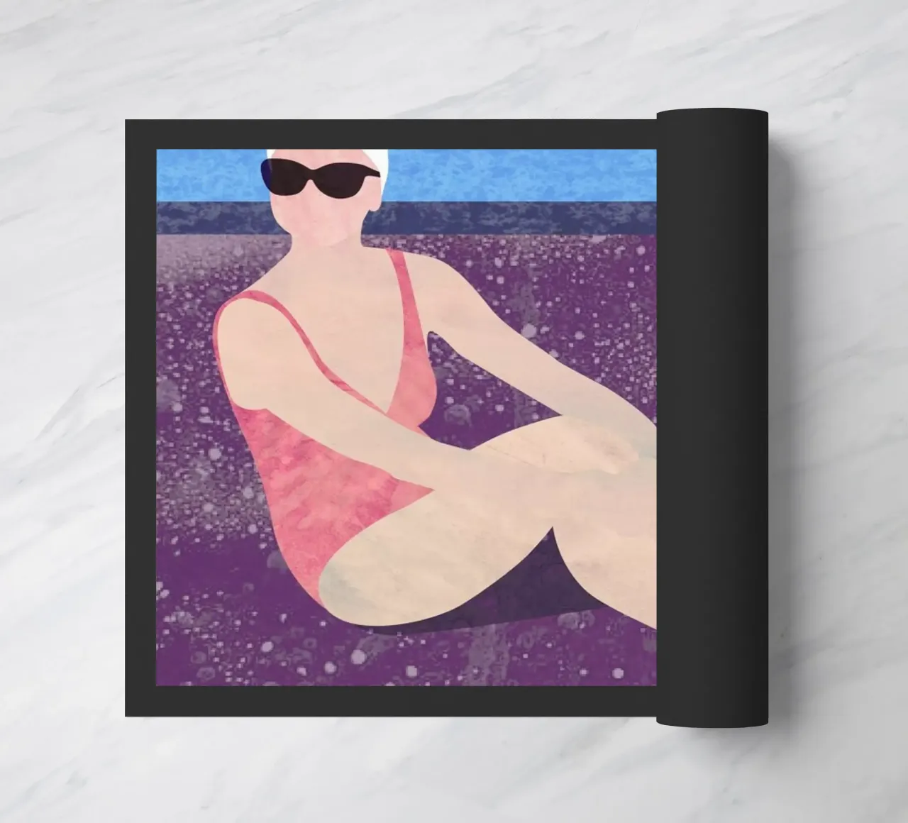 Poolside deurmat van Laura O'Connor