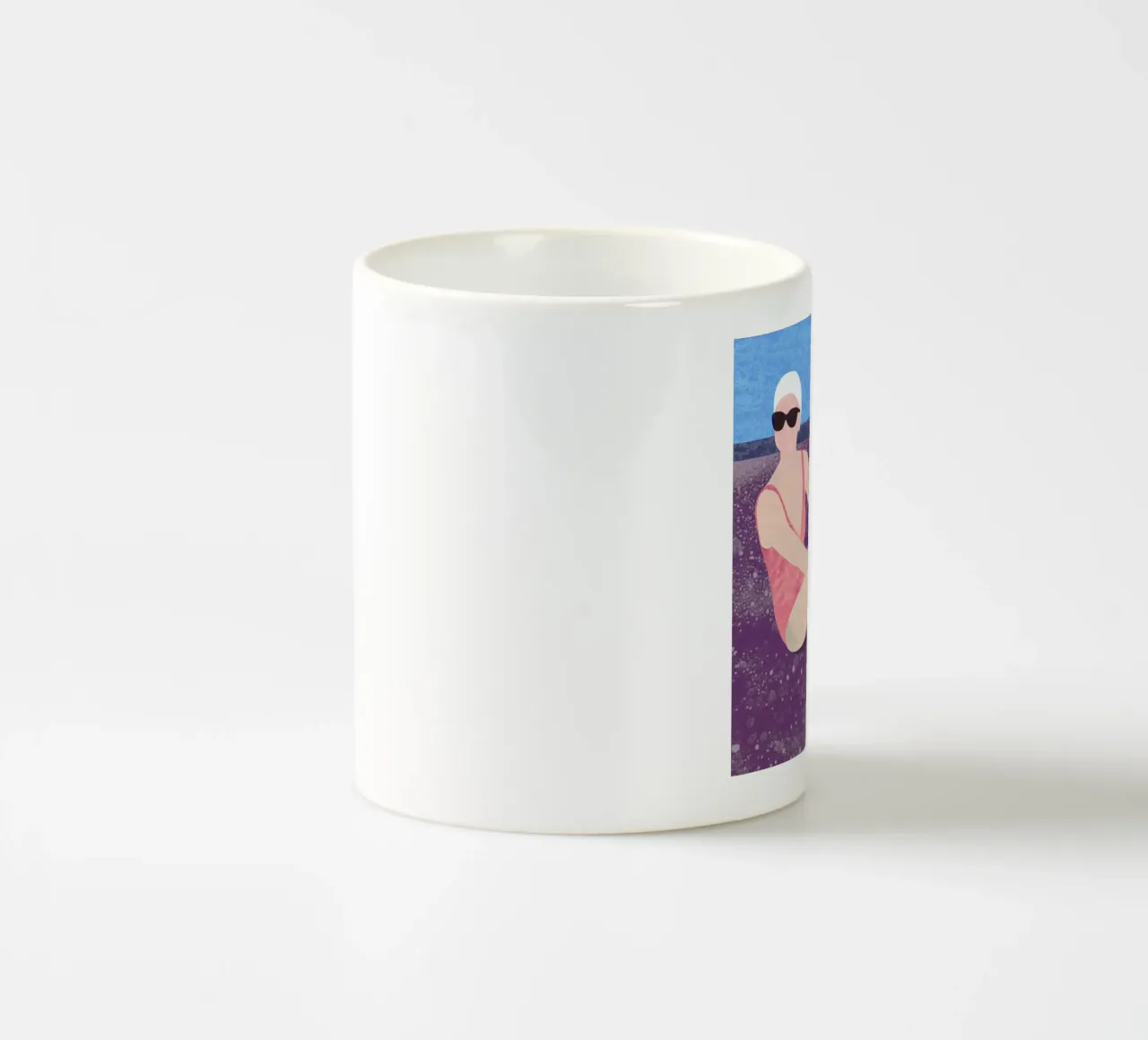 Poolside ceramic mug by Laura O'Connor