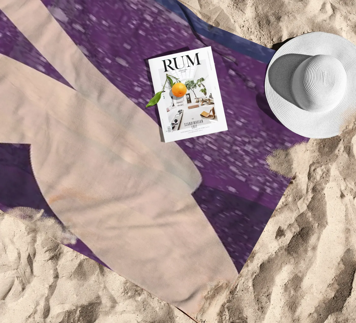 Poolside serviette de plage de Laura O'Connor