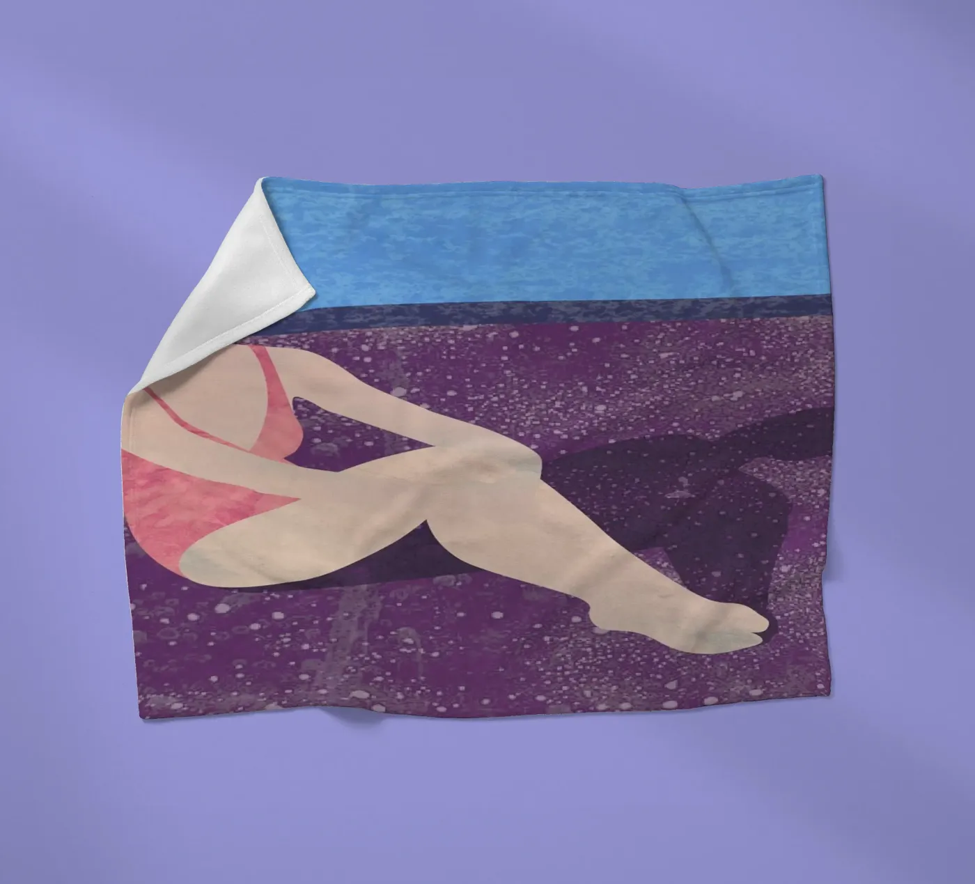 Poolside Fleecedecke von Laura O'Connor