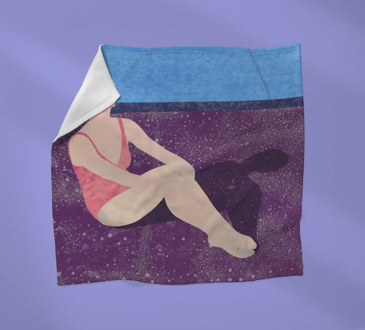 Poolside Fleecedecke von Laura O'Connor