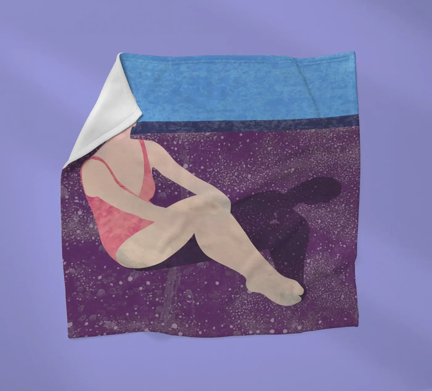 Poolside coperta in pile da Laura O'Connor