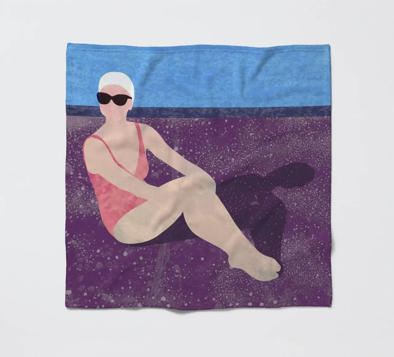 Poolside Fleecedecke von Laura O'Connor