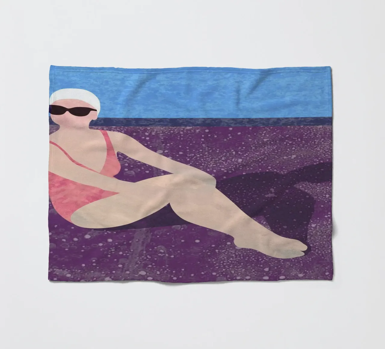 Poolside Fleecedecke von Laura O'Connor