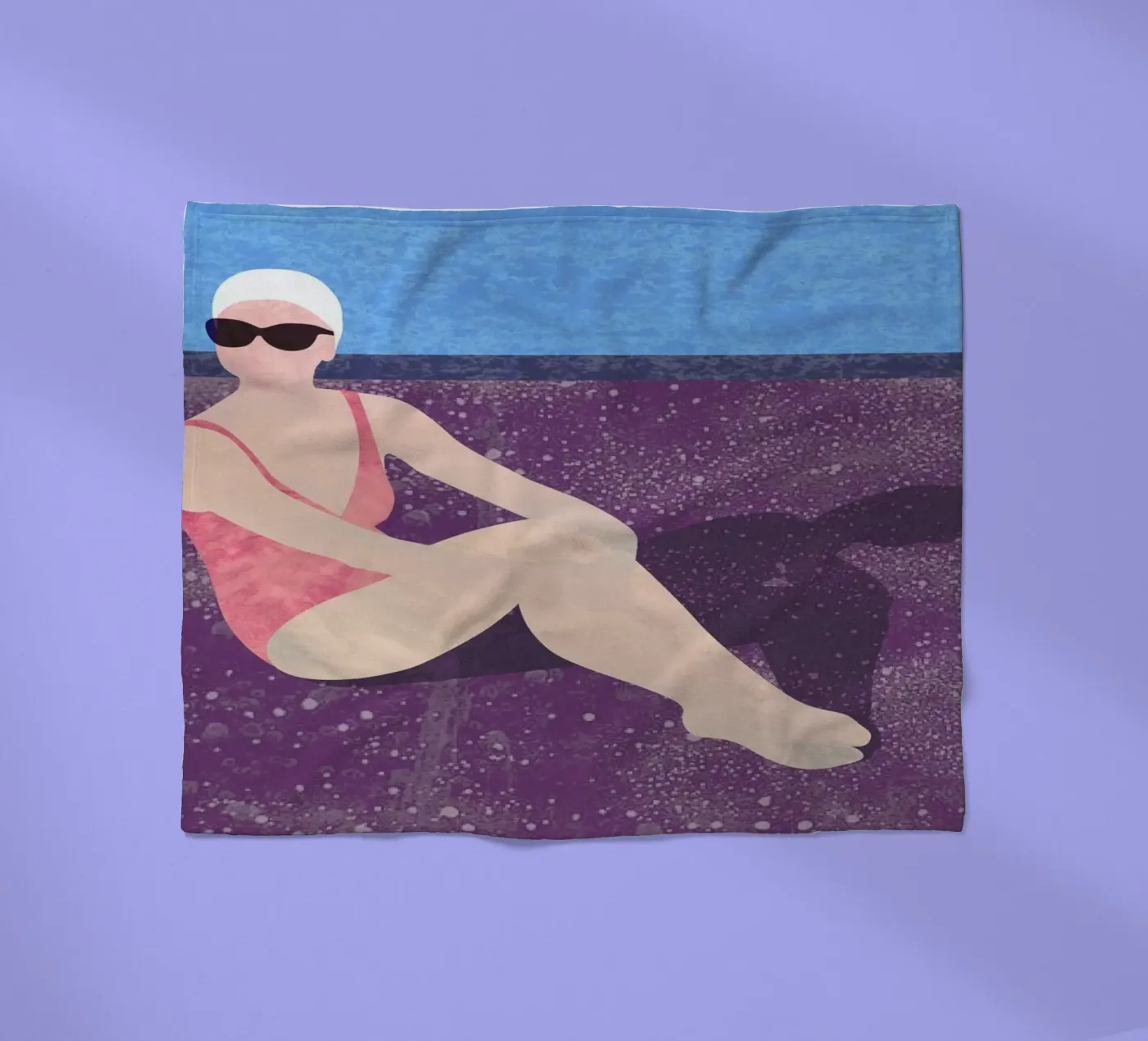 Poolside Fleecedecke von Laura O'Connor