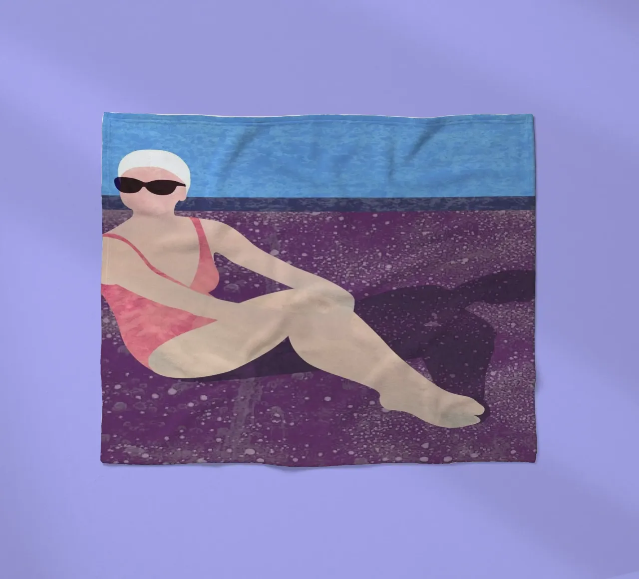 Poolside Fleecedecke von Laura O'Connor