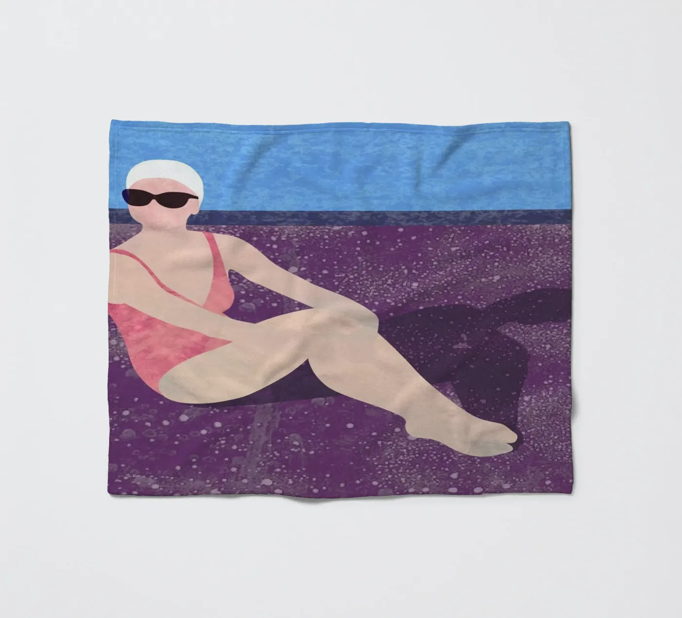 Poolside Fleecedecke von Laura O'Connor