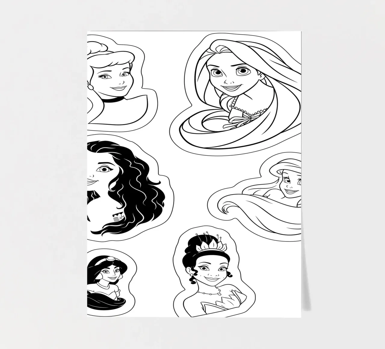 Disney Princes sw sticker sheet by DISNEY PRINCESS - Sticker Shop