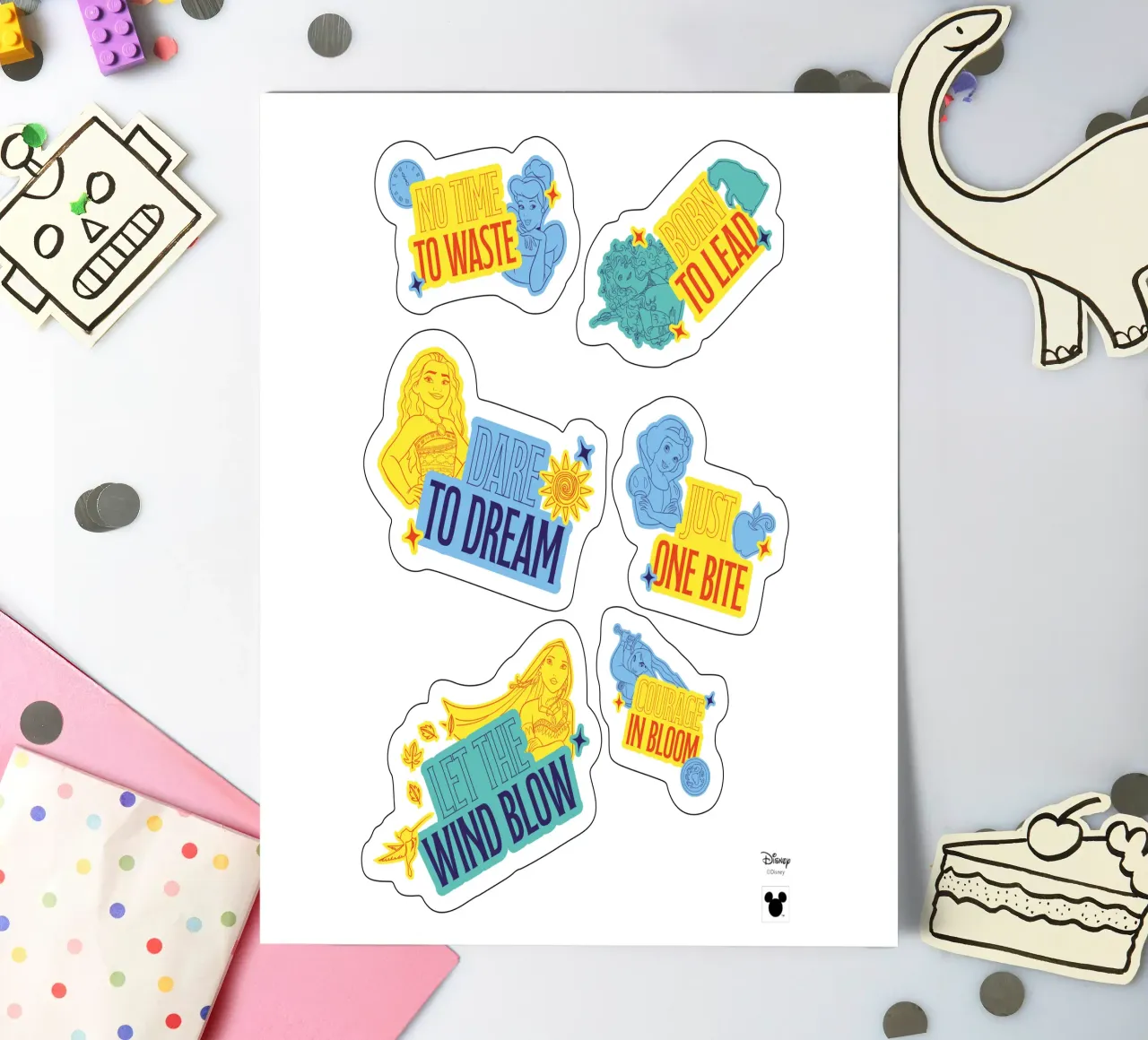 Empowered Disney Princess stickervel van DISNEY PRINCESS - Sticker Shop