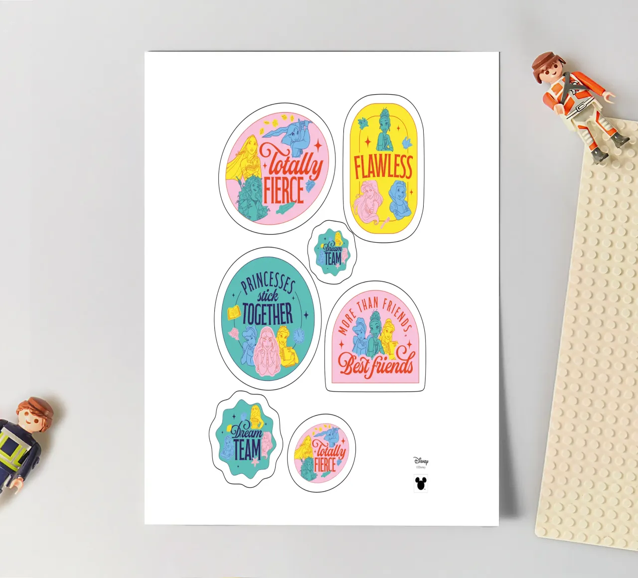 mutige Prinzessinnen sticker sheet by DISNEY PRINCESS - Sticker Shop