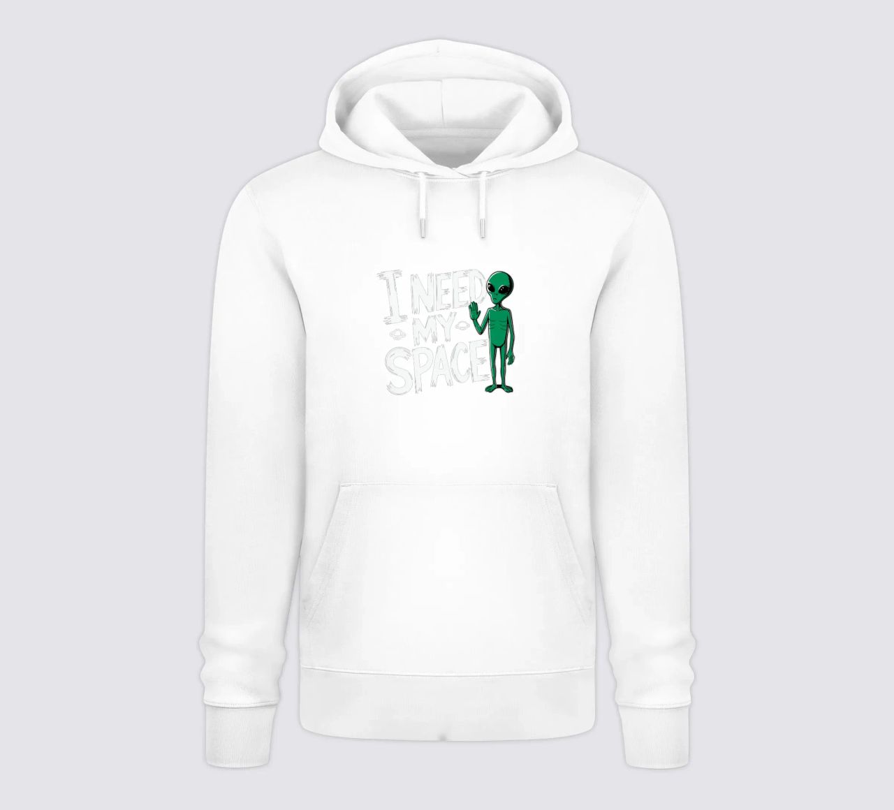 I Need My Space felpa con cappuccio da edsonramosart