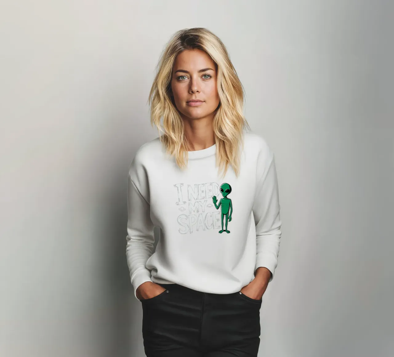 I Need My Space felpa da edsonramosart