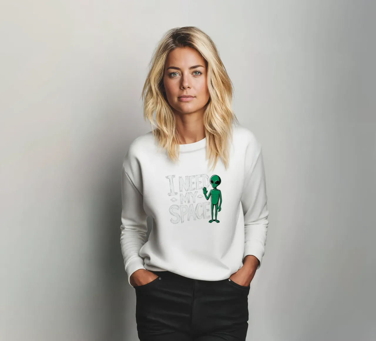 I Need My Space sudadera de edsonramosart
