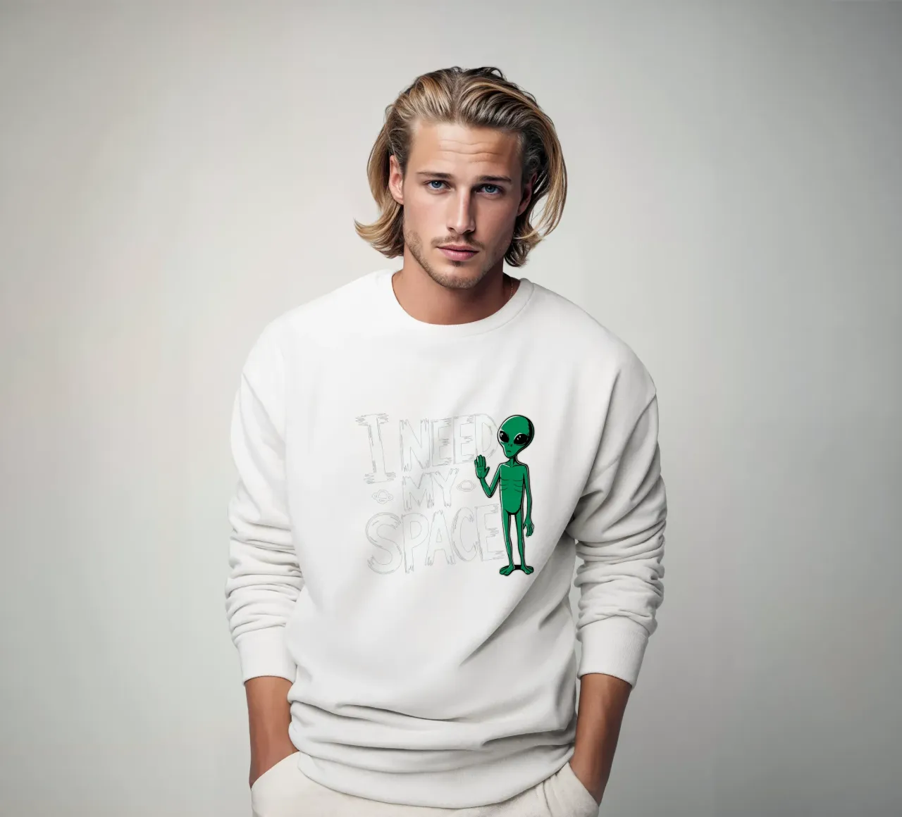 I Need My Space felpa da edsonramosart