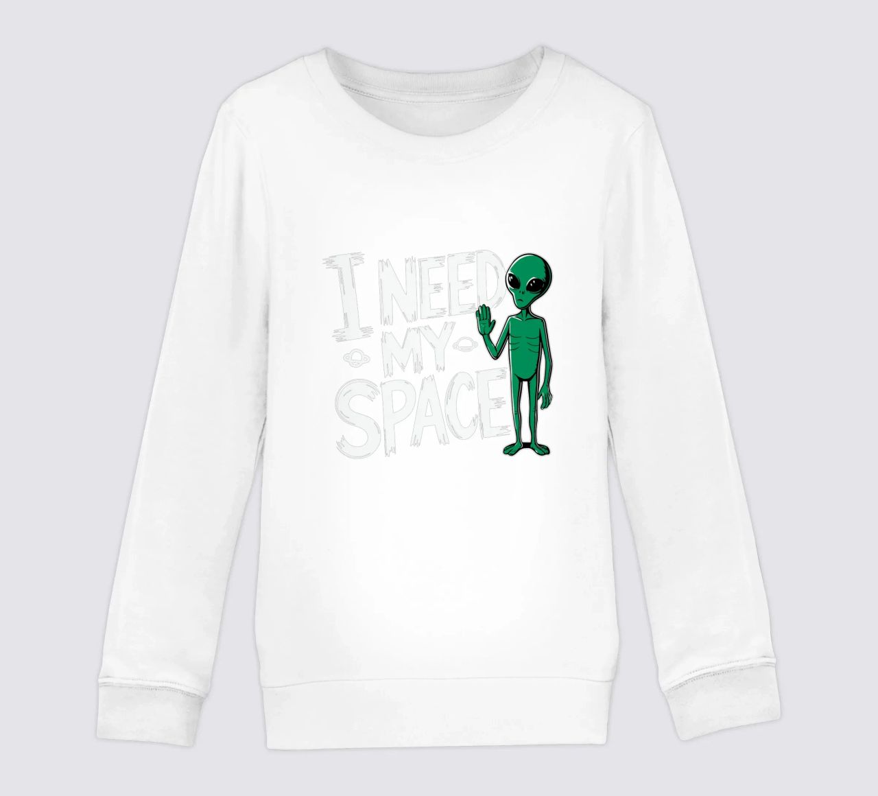 I Need My Space felpa bambino da edsonramosart
