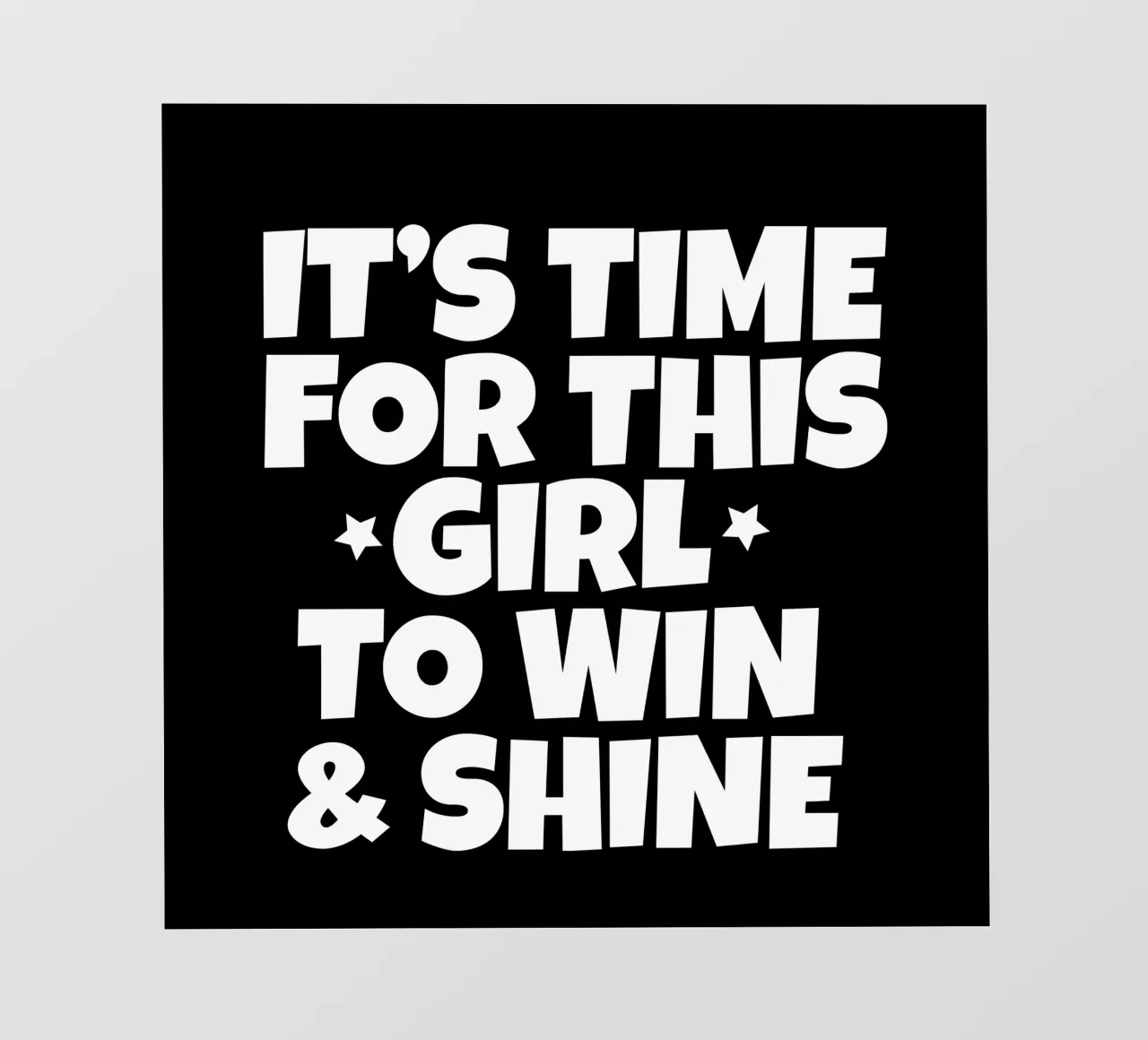 It's time for this girl to win and shine pellicola backlit da happieeagle