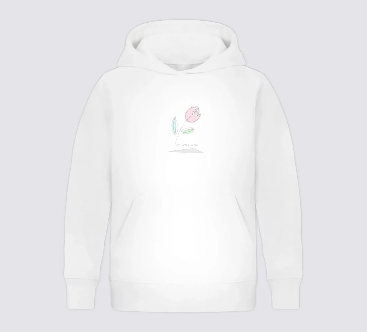 Tulip - as you are felpa bambino con cappuccio da natural neutral