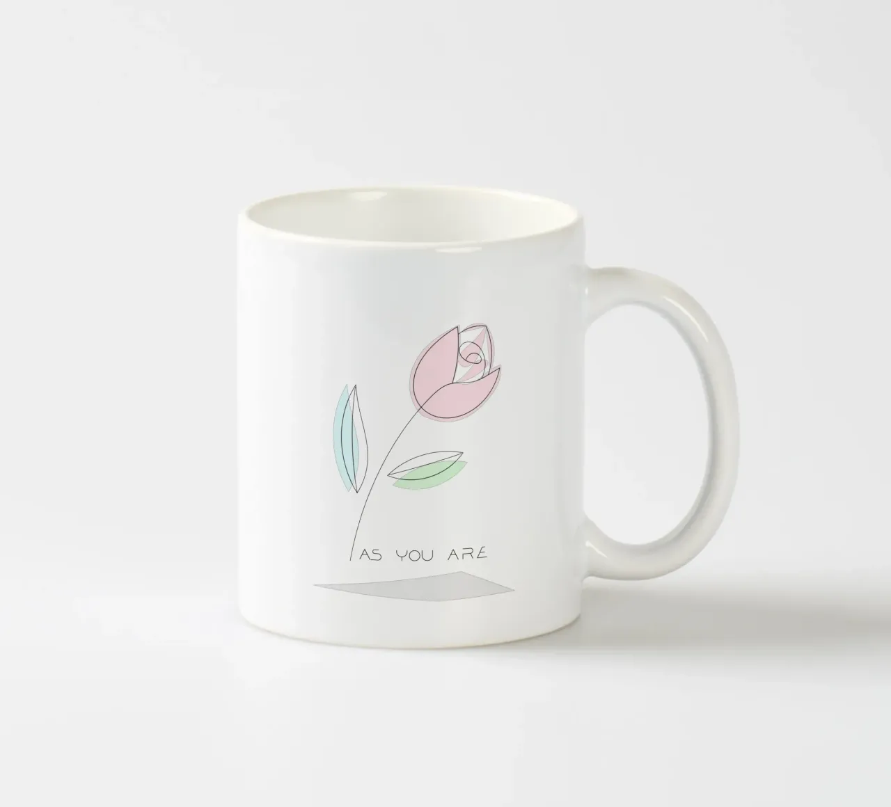 Tulip - as you are tazza in ceramica da natural neutral