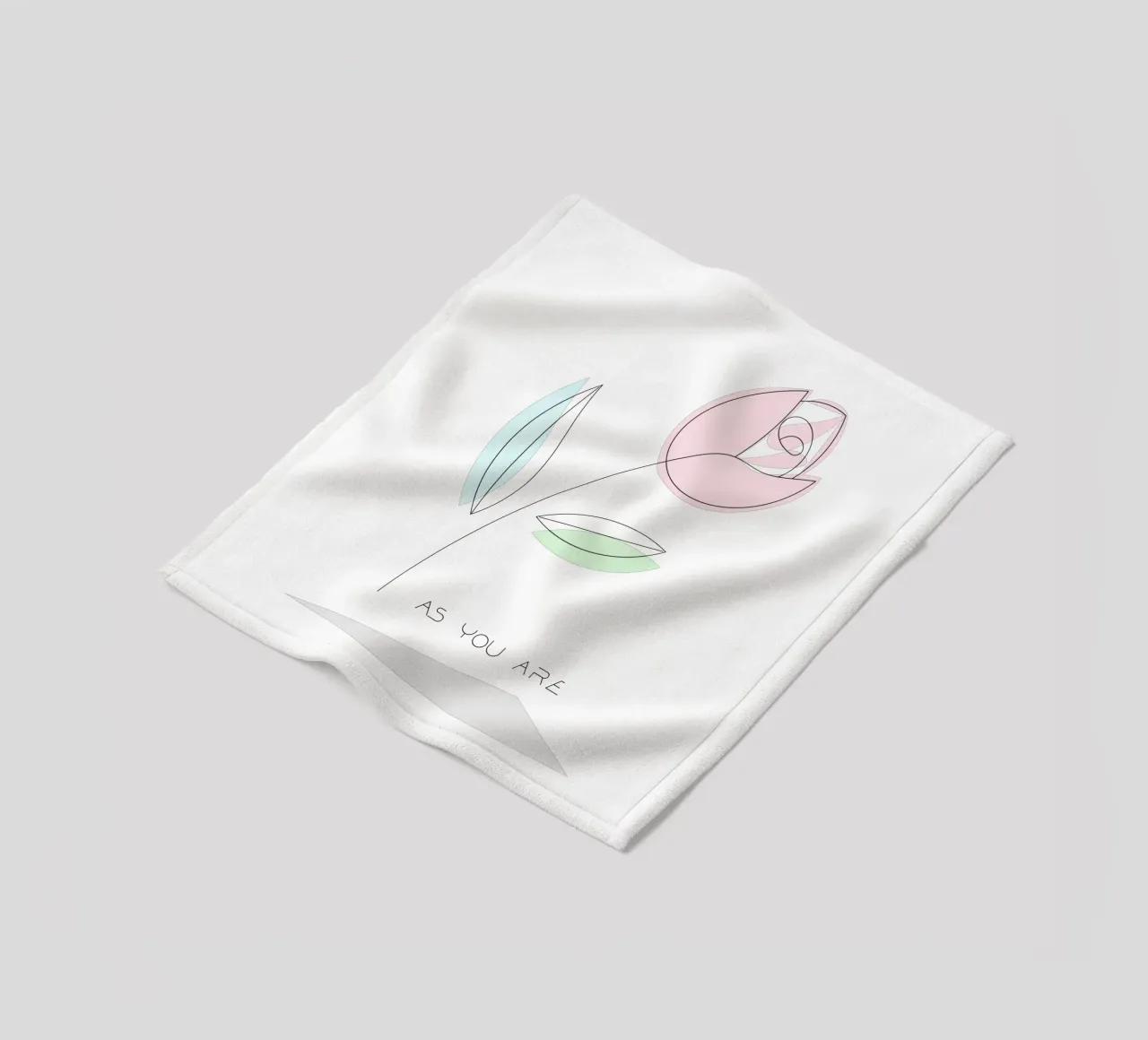 Tulip - as you are coperta in pile da natural neutral