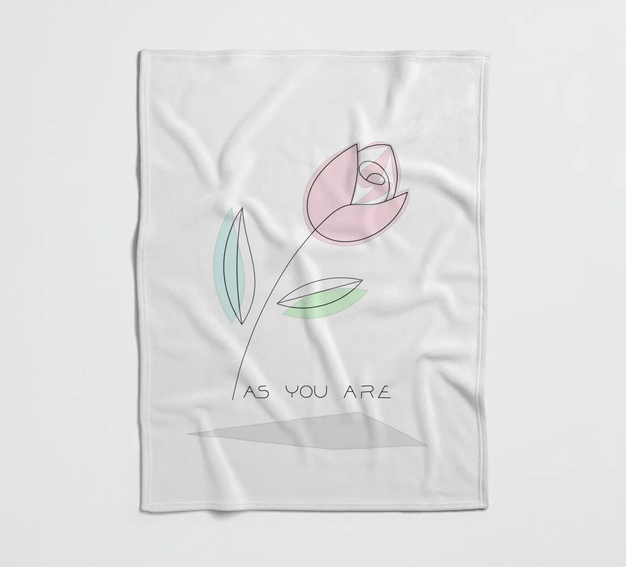 Tulip - as you are coperta in pile da natural neutral