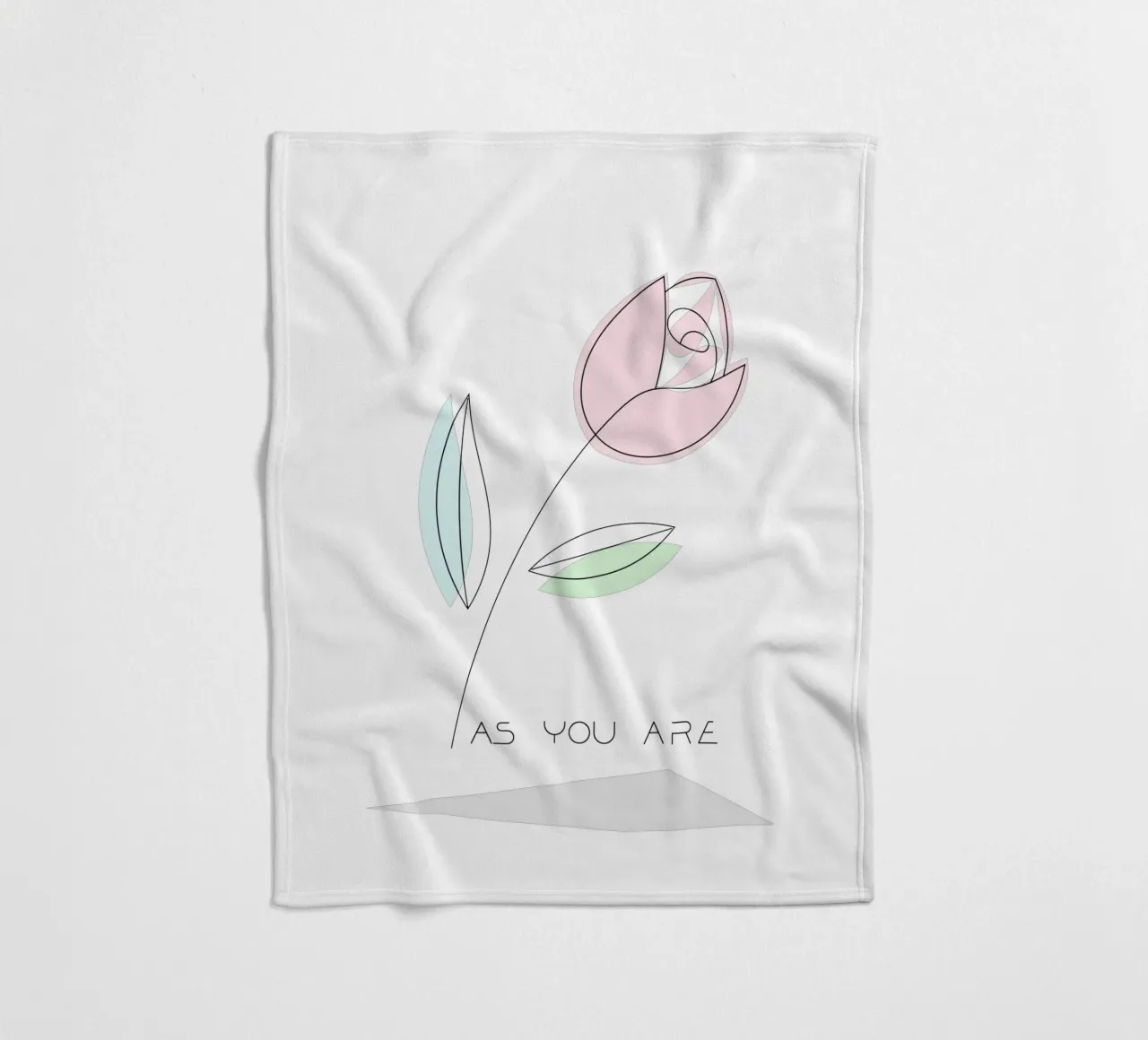 Tulip - as you are coperta in pile da natural neutral