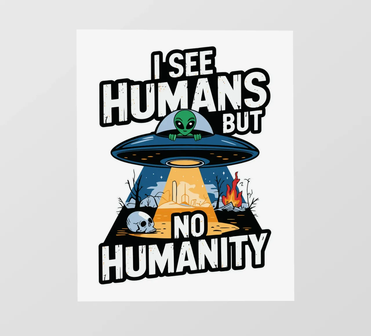 I see humans but no humanity telo in pvc da edsonramosart