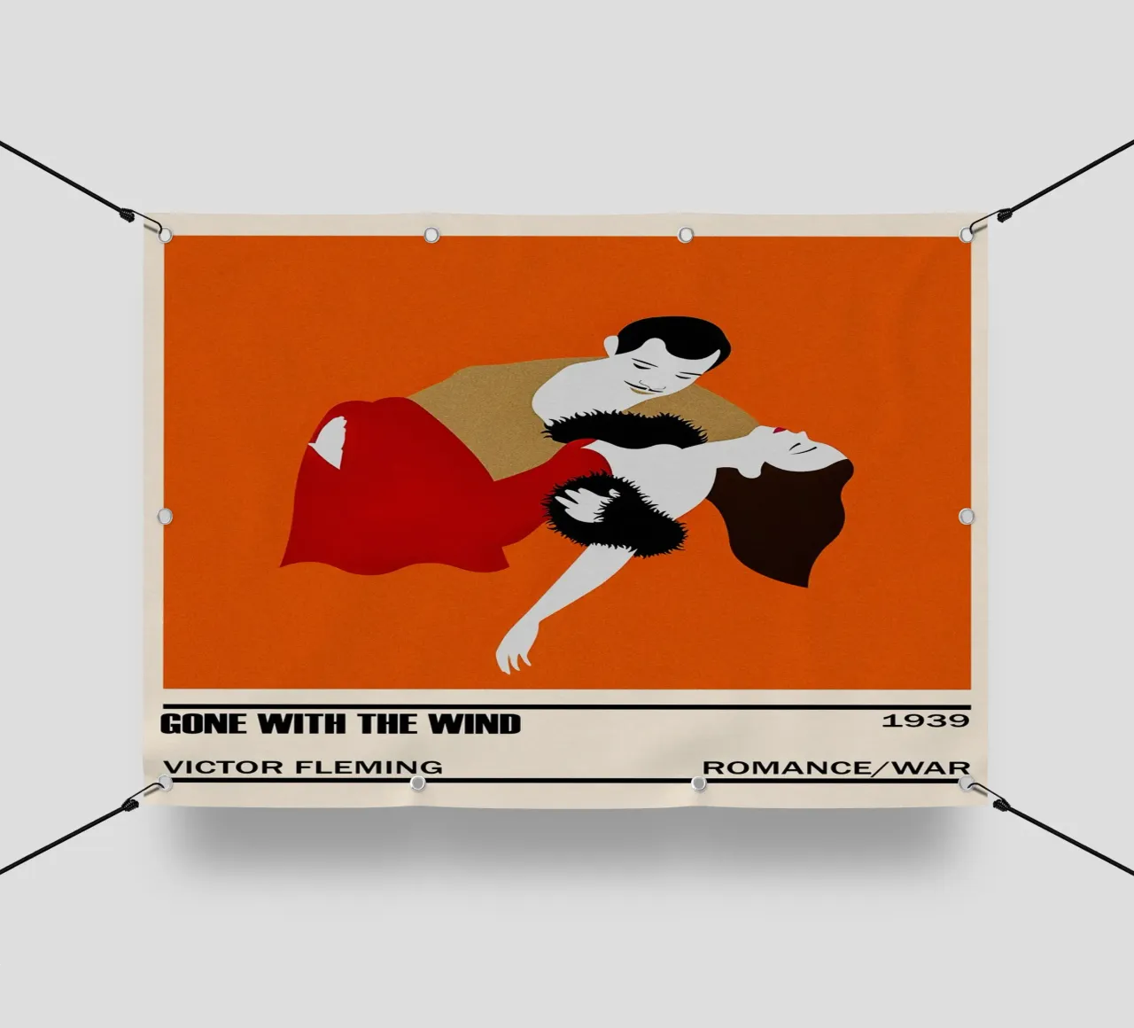 Gone With the Wind telo in pvc da TheArtstudio