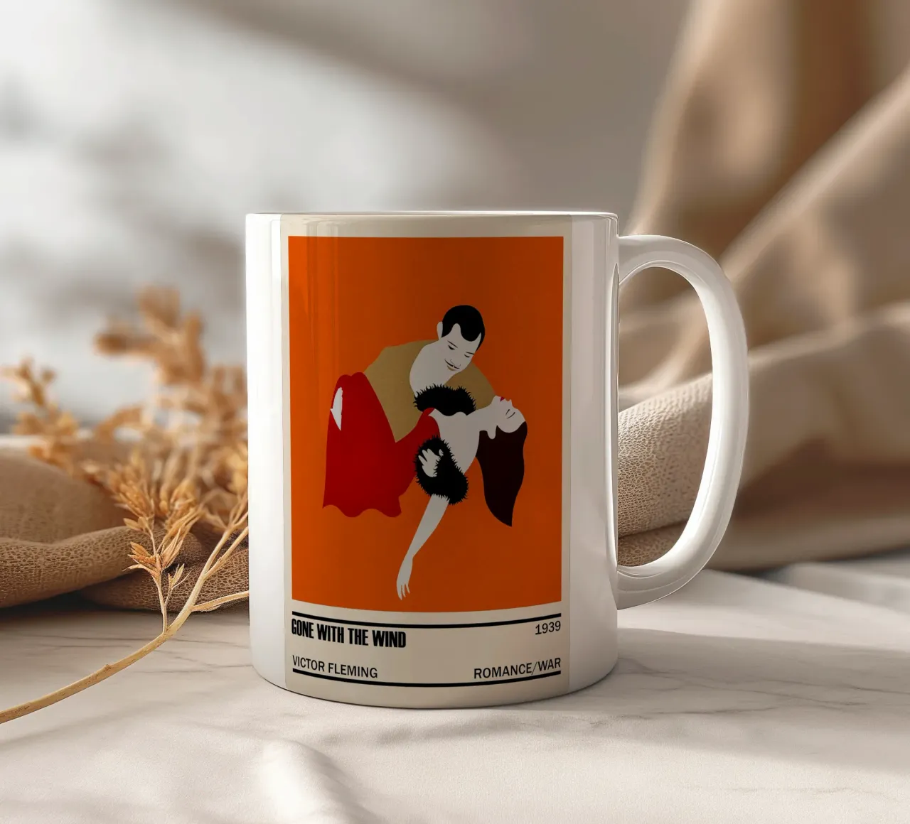Gone With the Wind Keramik Tasse von TheArtstudio