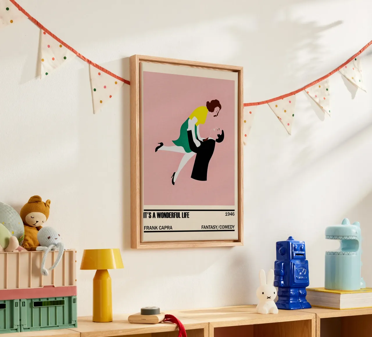 It_s a Wonderful Life tela con Cornice a cassetta da TheArtstudio
