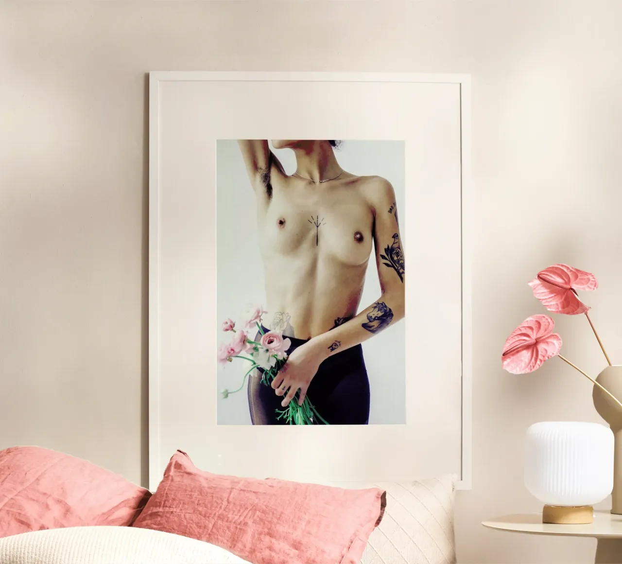 Flowers And Tights 3 Poster von Chris Abatzis
