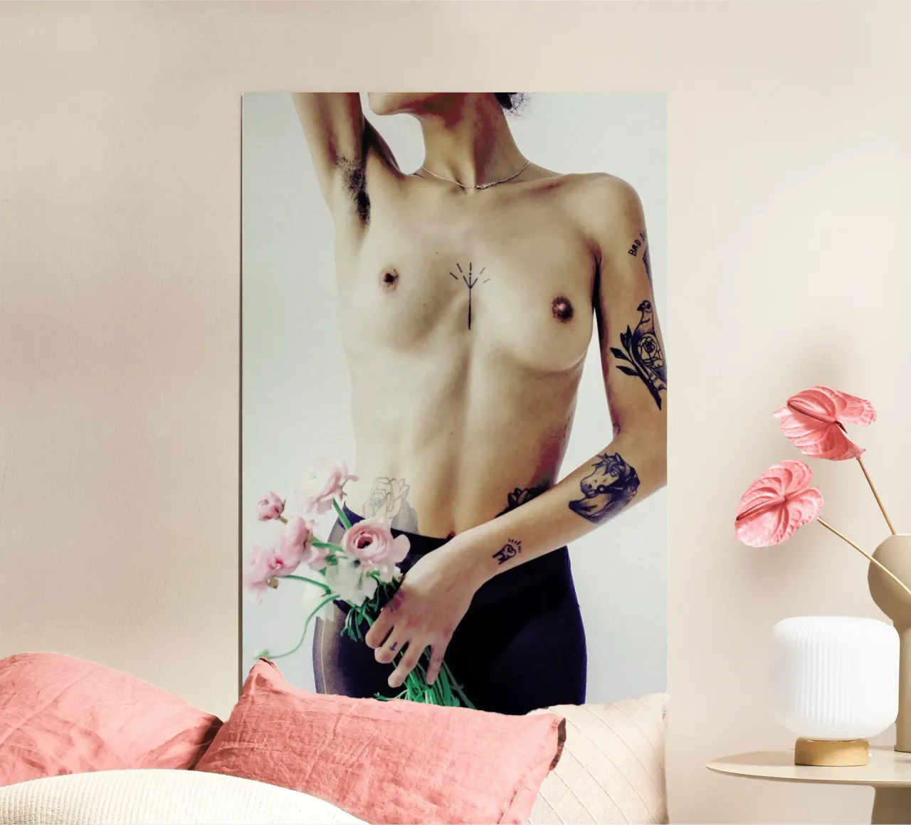 Flowers And Tights 3 Poster von Chris Abatzis