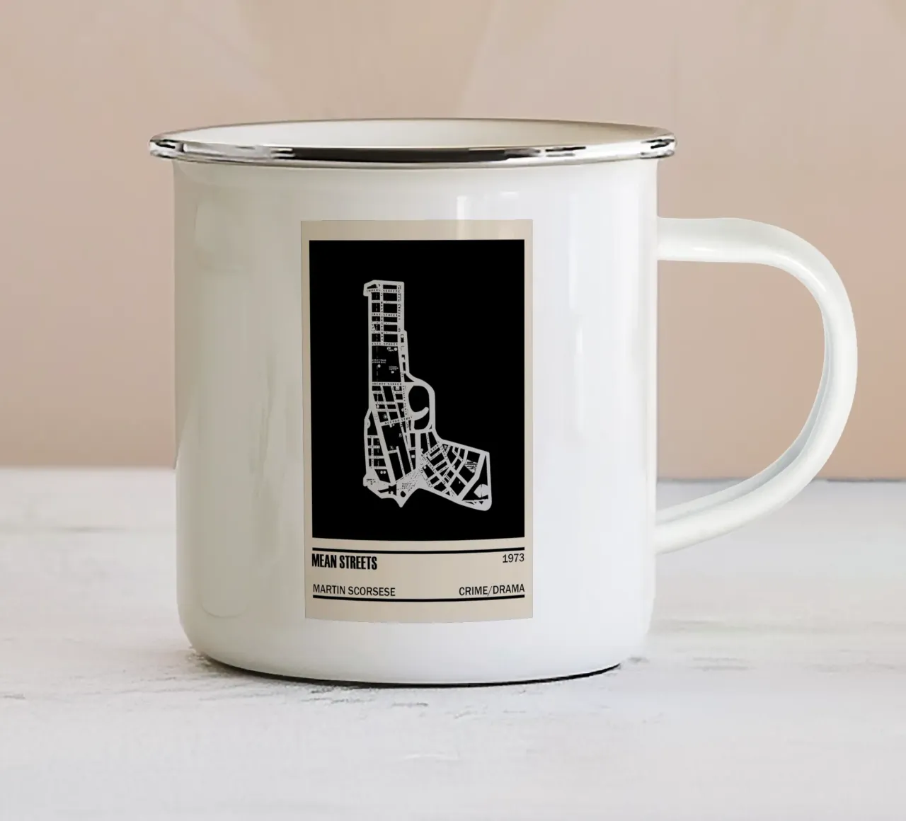 Mean Streets tazza in smalto da TheArtstudio